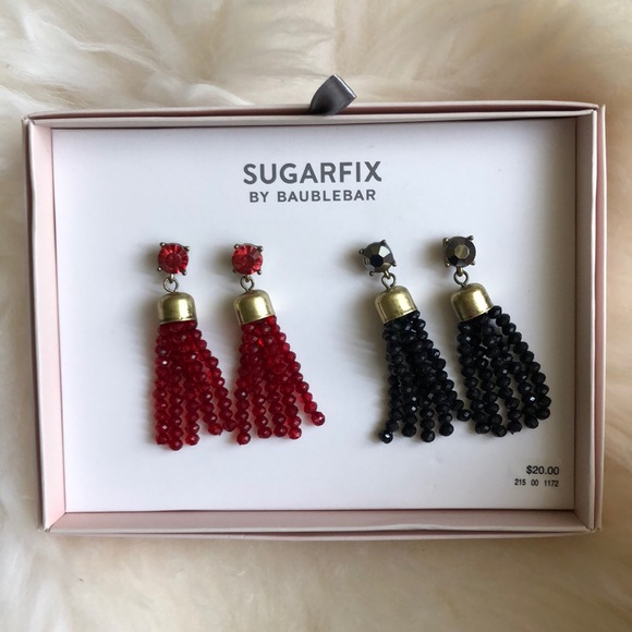 SUGARFIX BY Baublebar 2 pairs of tassel earrings - Picture 1 of 4